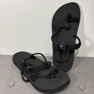 Combat Flip Flops Overland Rope-Strap Adjustable Sandals- men’s 9